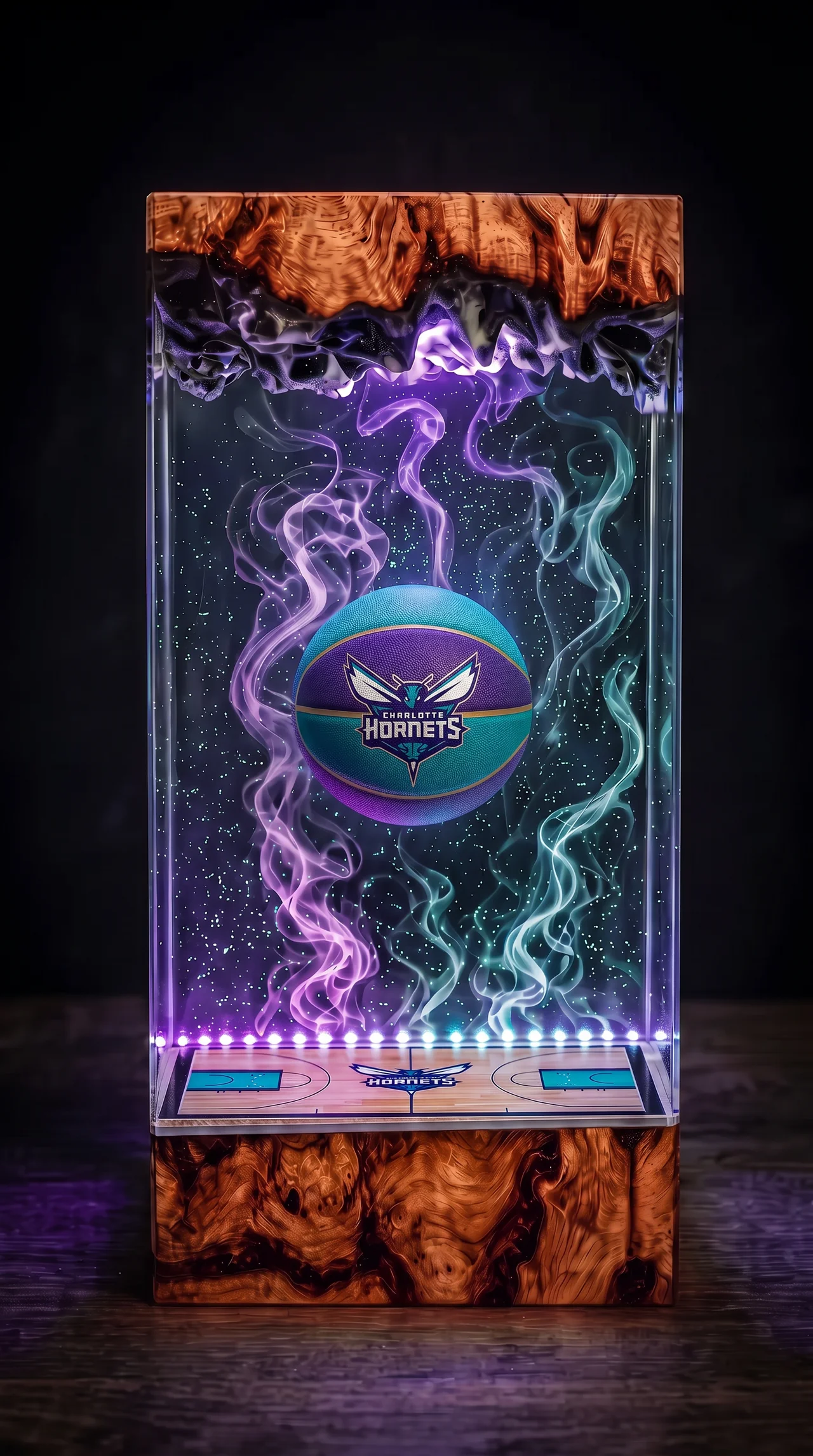 Charlotte Hornets NBA Resin Lamp