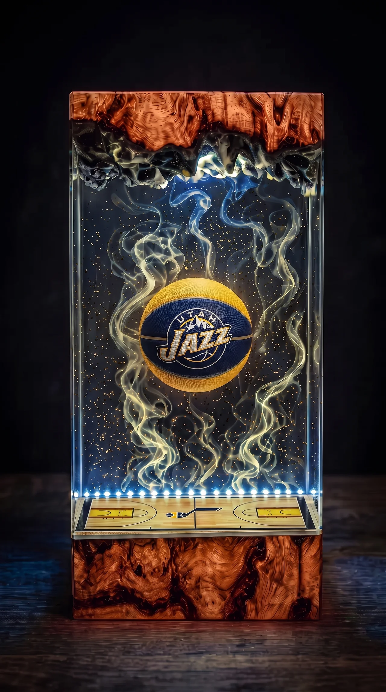 Utah Jazz NBA Resin Lamp