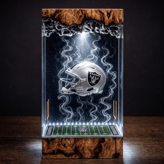 Las Vegas Raiders NFL Resin Lamp