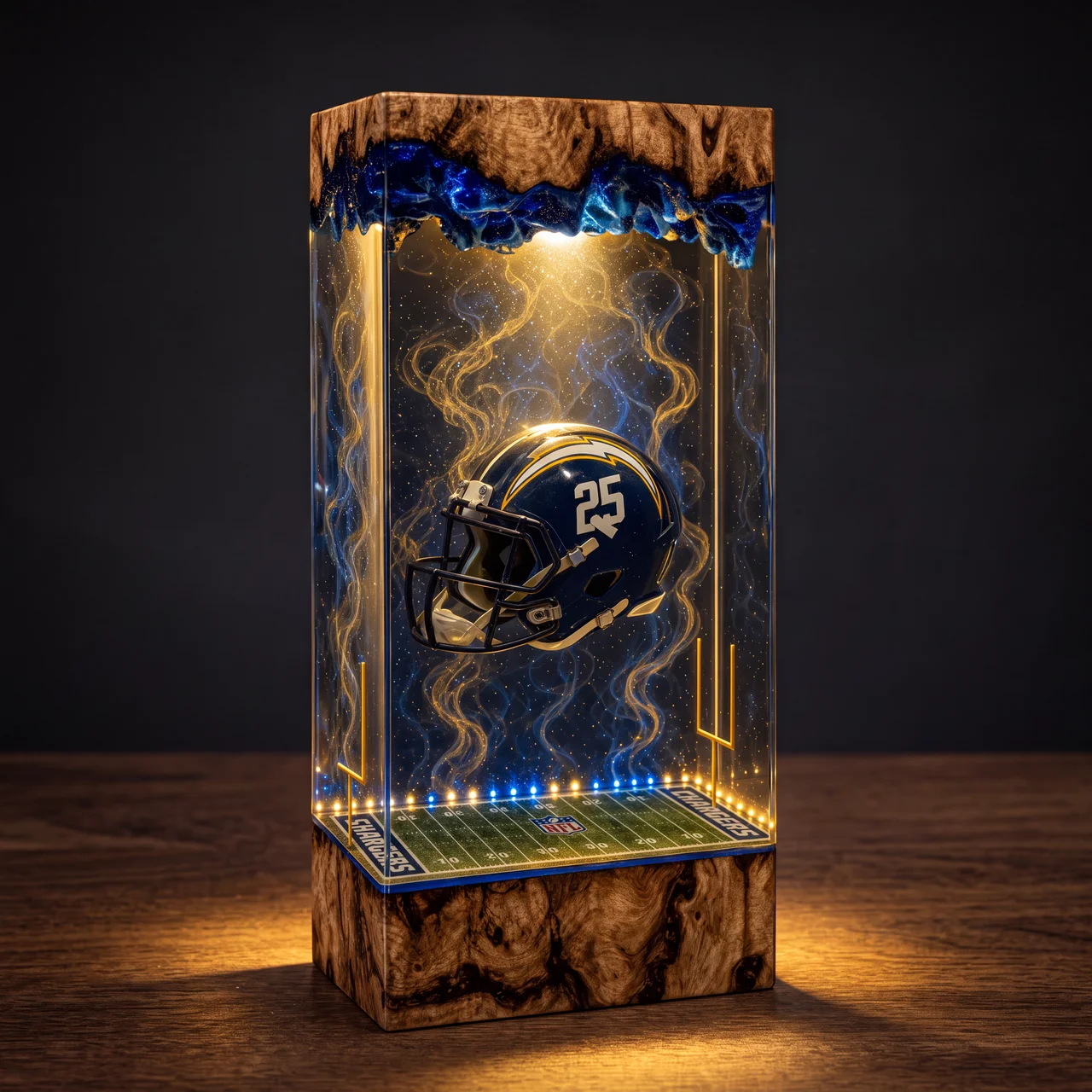 Los Angeles Chargers NFL Resin Lamp
