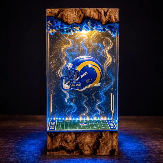 Los Angeles Rams NFL Resin Lamp