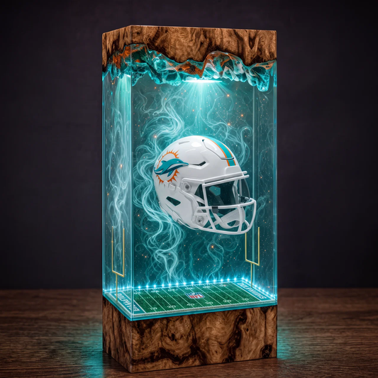 Miami Dolphins NFL Resin Lamp