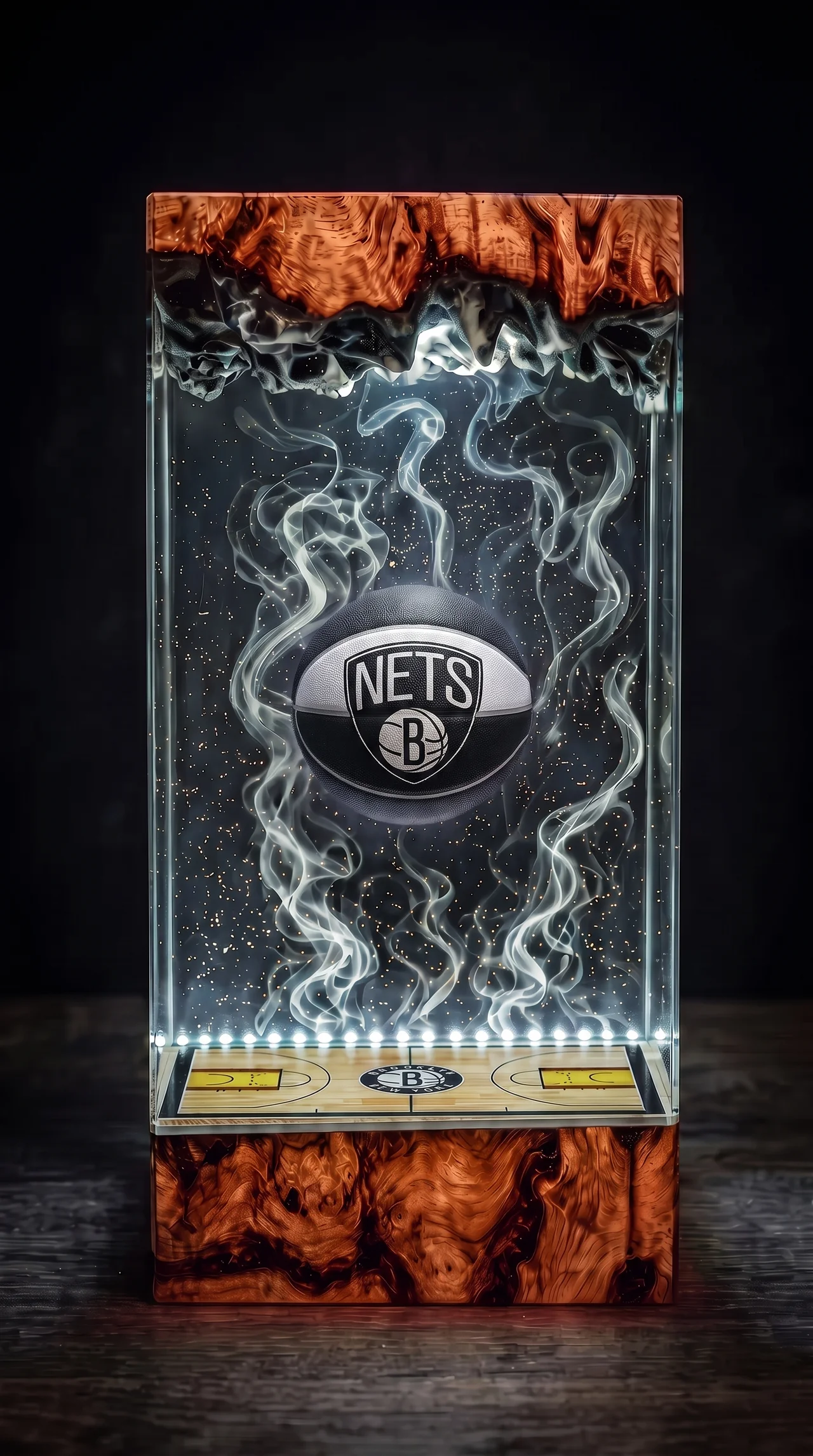 Brooklyn Nets NBA Resin Lamp
