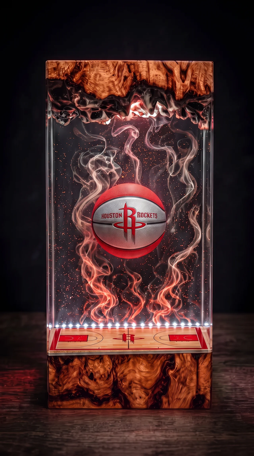 Houston Rockets NBA Resin Lamp