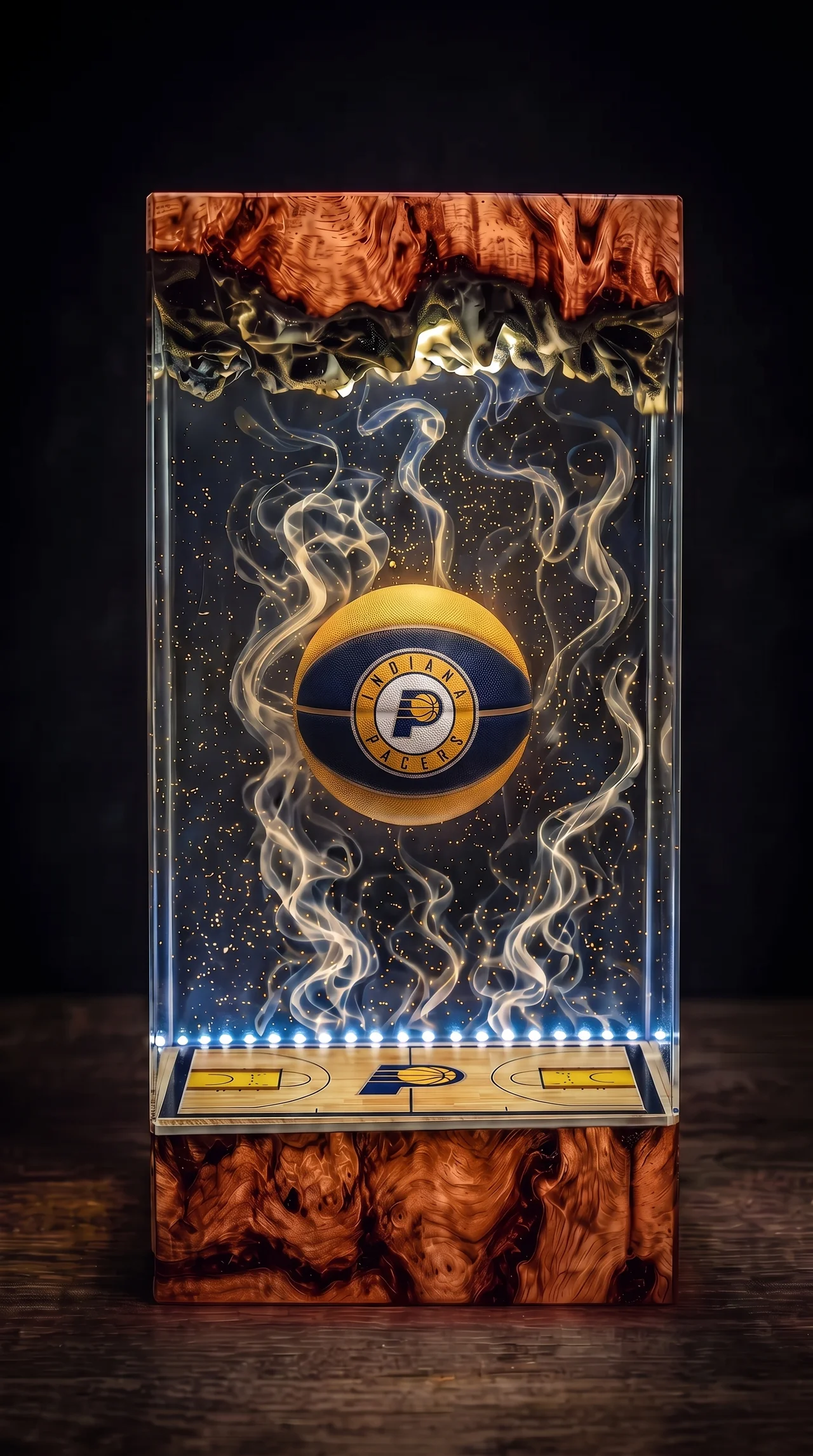 Indiana Pacers NBA Resin Lamp