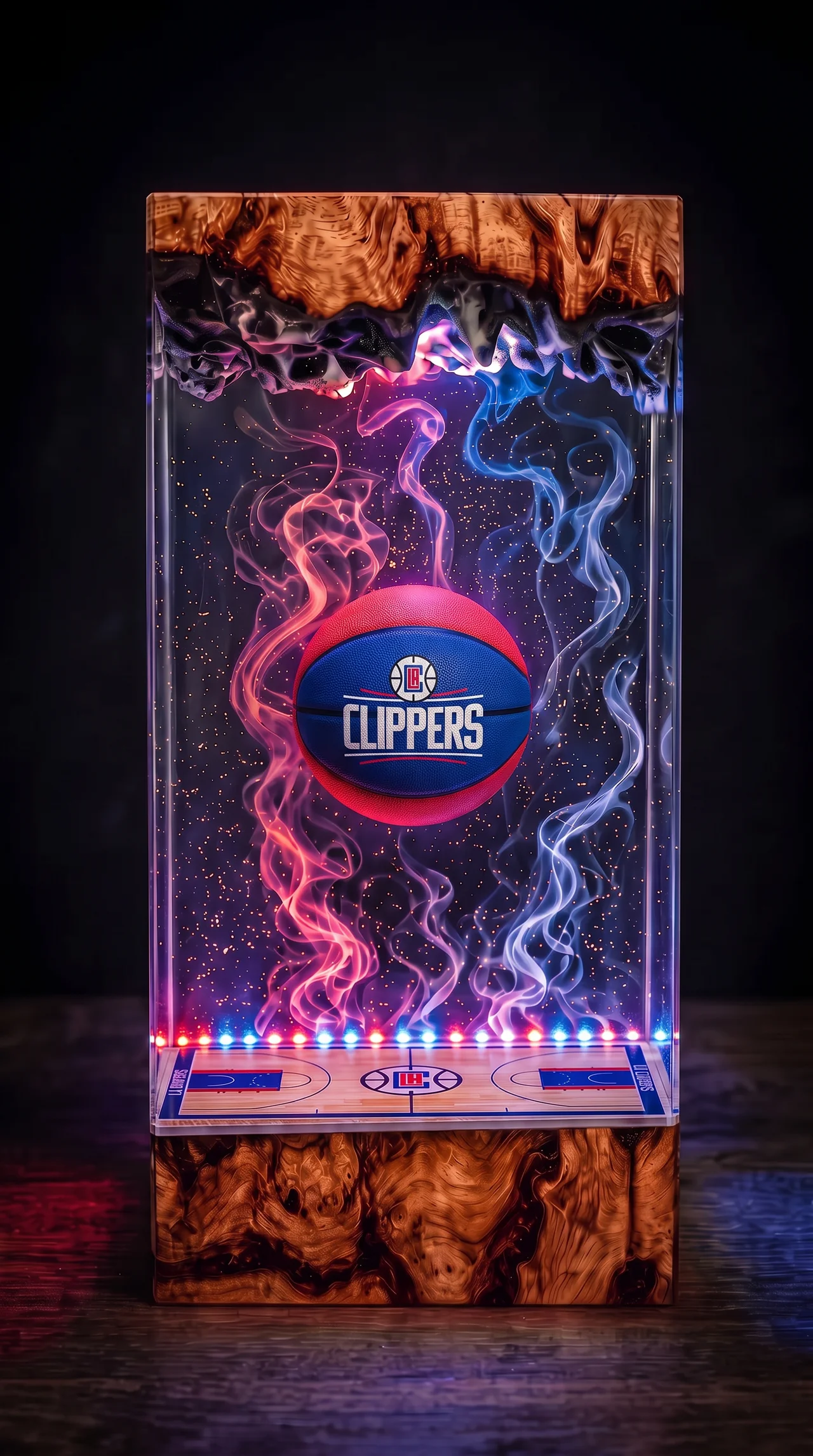 Los Angeles Clippers NBA Resin Lamp