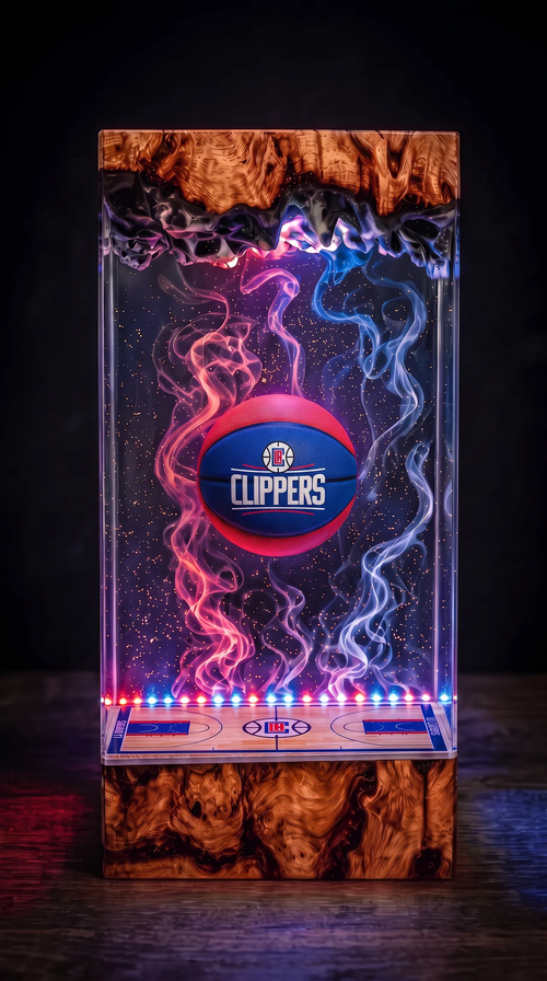 Los Angeles Clippers NBA Resin Lamp