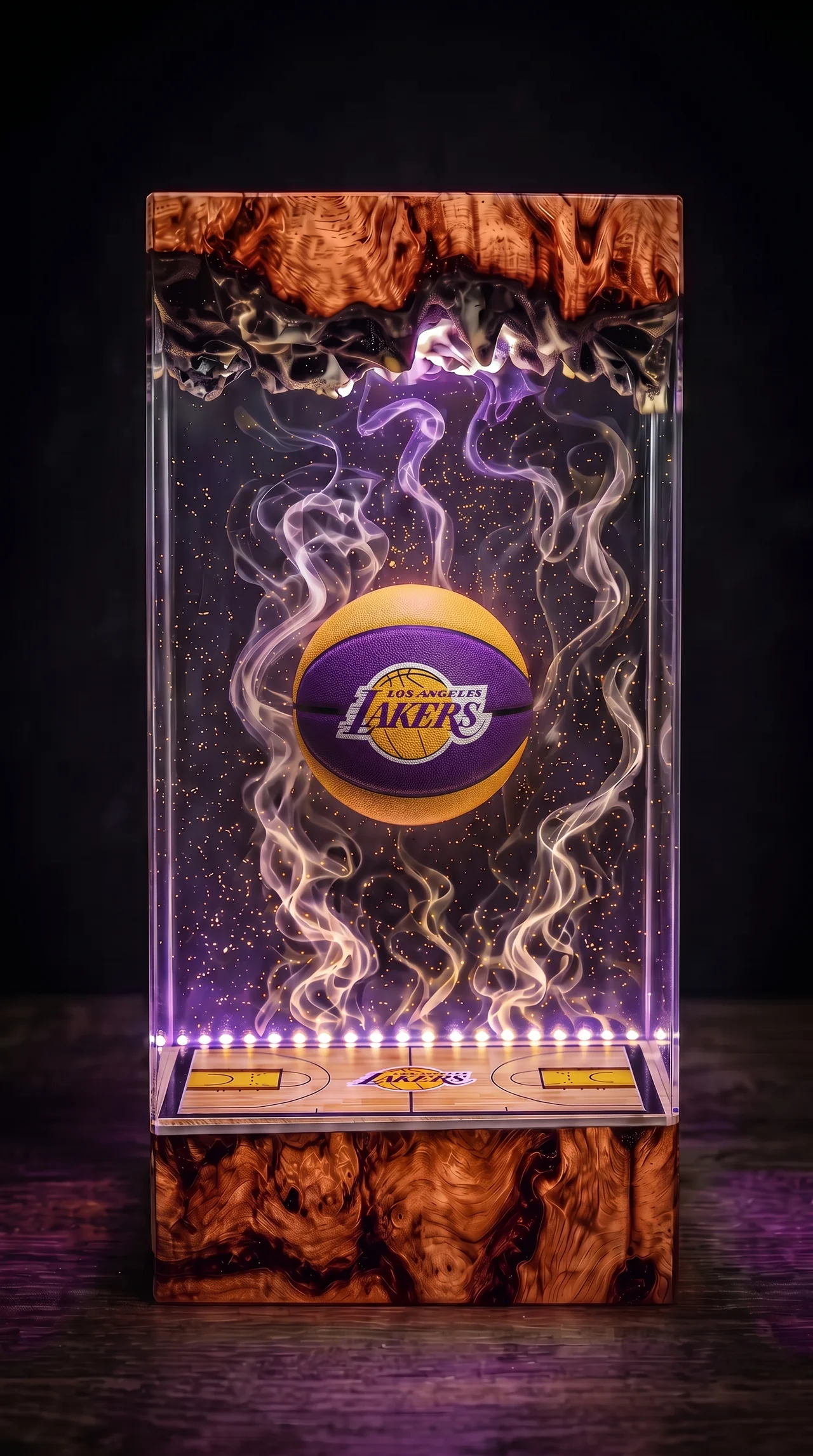 Los Angeles Lakers NBA Resin Lamp