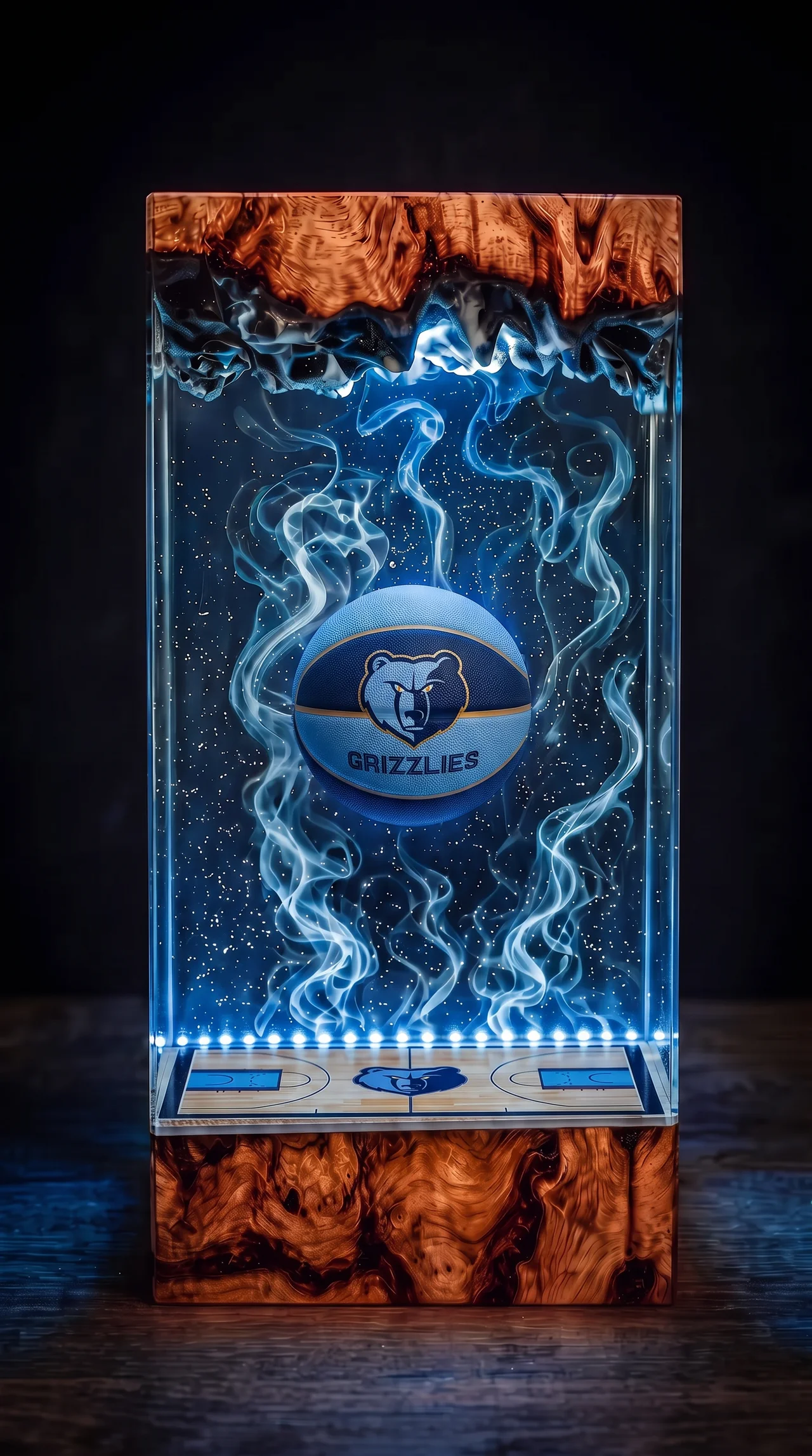 Memphis Grizzlies NBA Resin Lamp