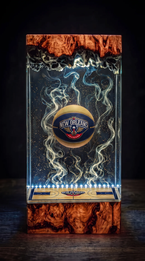New Orleans Pelicans NBA Resin Lamp