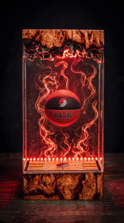 Portland Trail Blazers NBA Resin Lamp