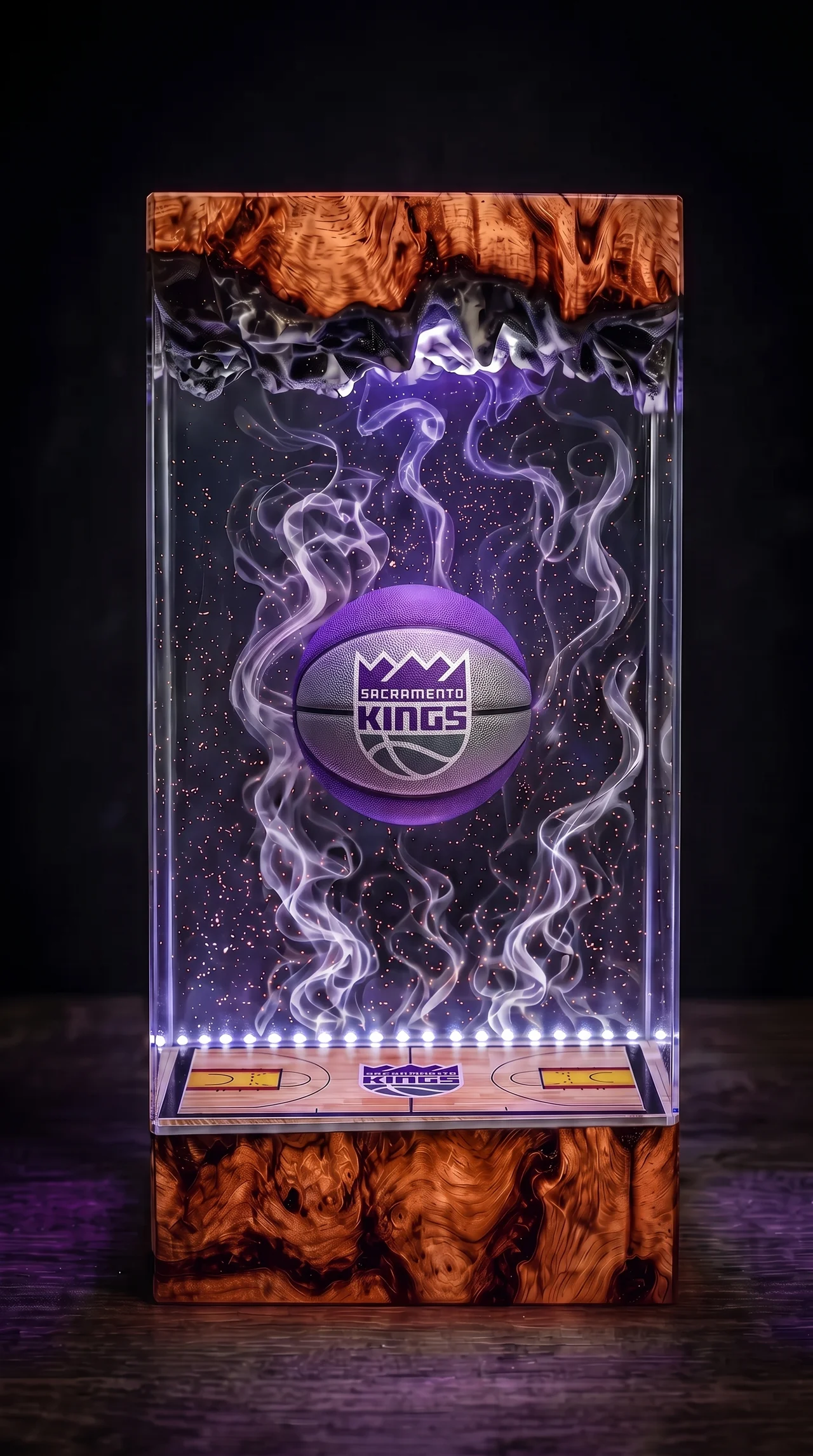 Sacramento Kings NBA Resin Lamp