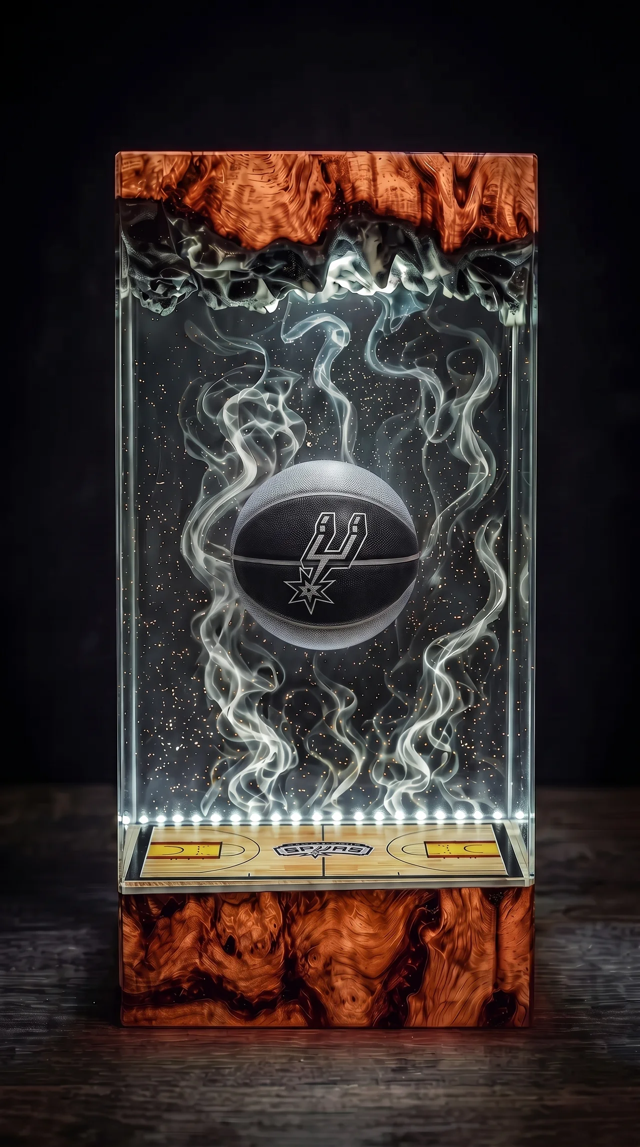 San Antonio Spurs NBA Resin Lamp